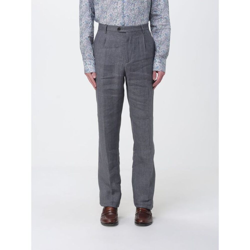 Etro Men Etro Tailored Linen Trousers